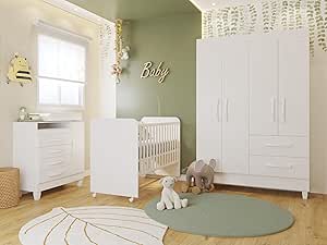 quarto de bebê moderno e classico